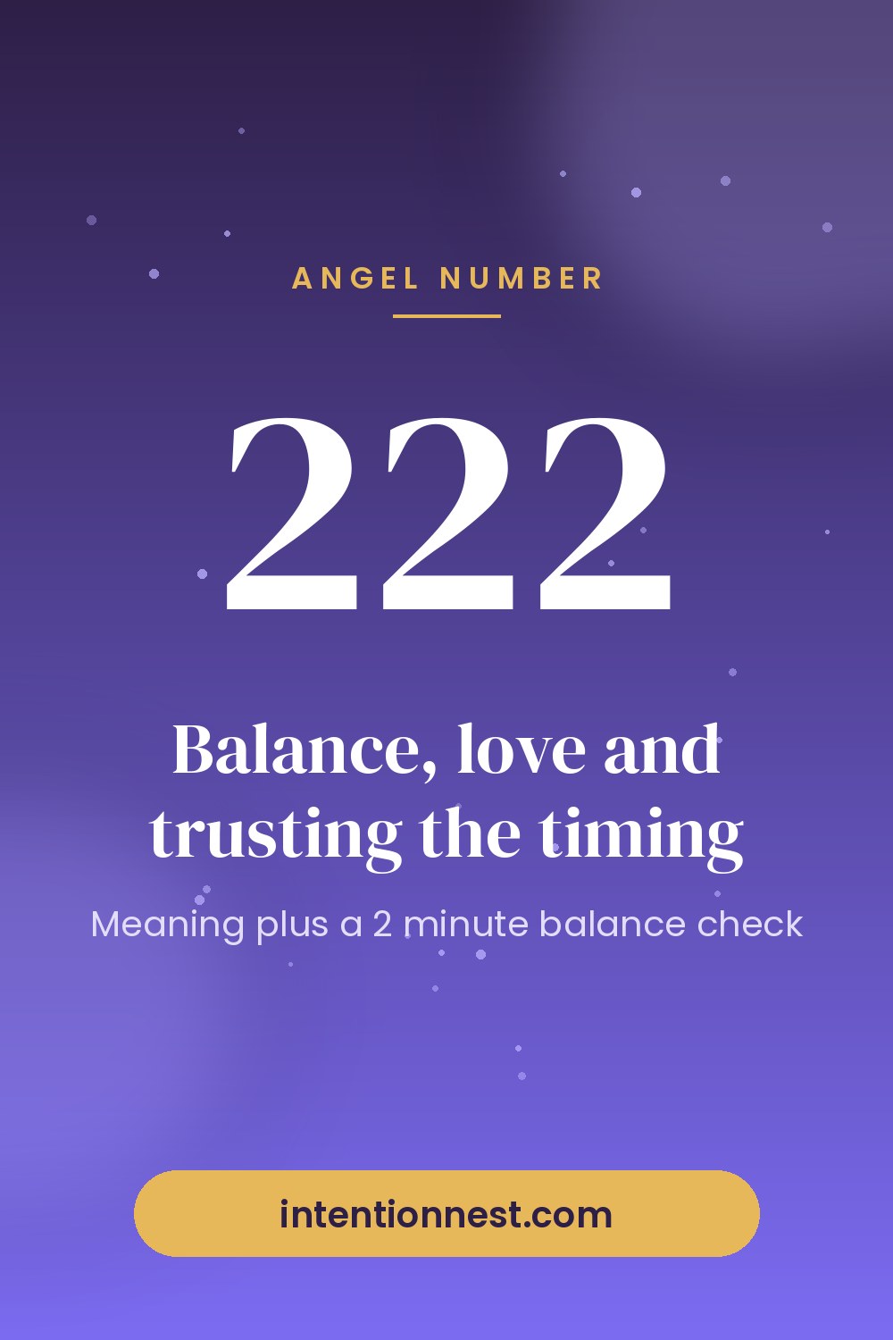 222 angel number meaning: balance, love and timing