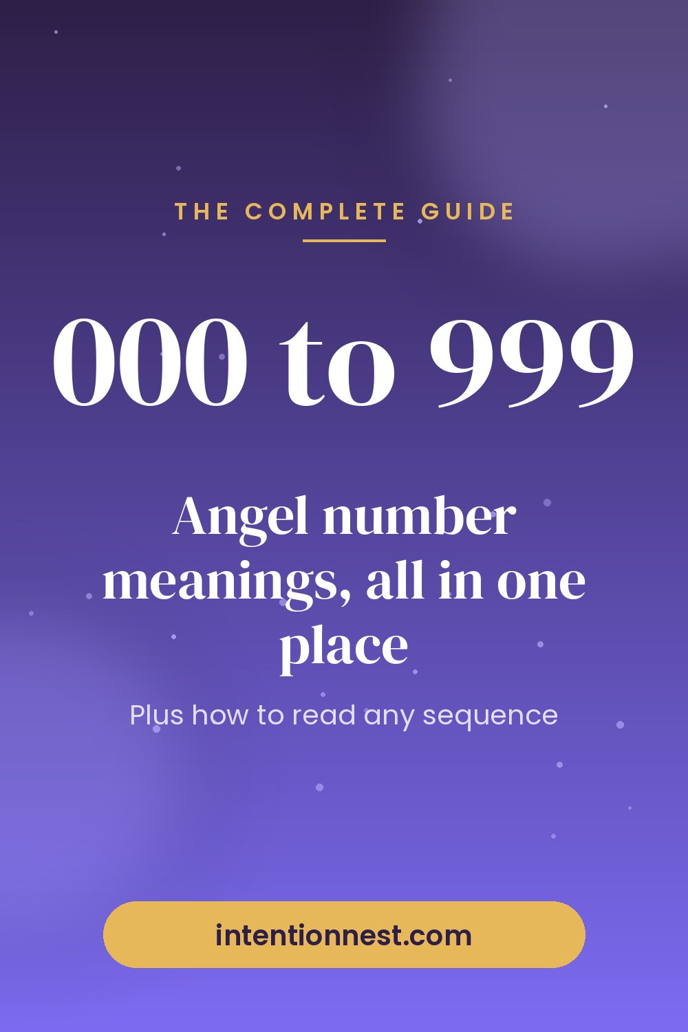 Angel numbers complete guide from 000 to 999